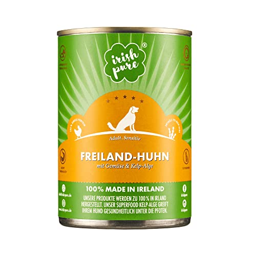 Hunde-Nassfutter Irish Pure Premium Nassfutter für Hunde, 12x