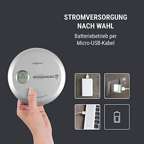 Discman Oneconcept CDC 100MP3 mit Netz- oder Batteriebetrieb