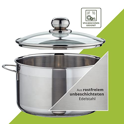 Kochtopf 24 cm Level One Topf Edelstahl 24 cm Induktion