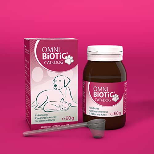 Probiotika Hund OMNi BiOTiC CAT & DOG | 60g | 2 Bakterienstämme