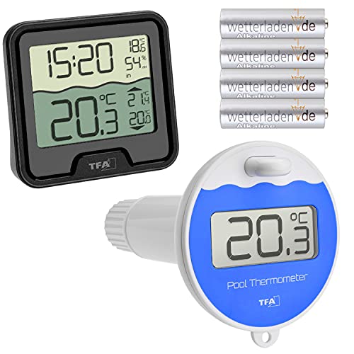 Poolthermometer Funk TFA Dostmann Marbella 30.3066