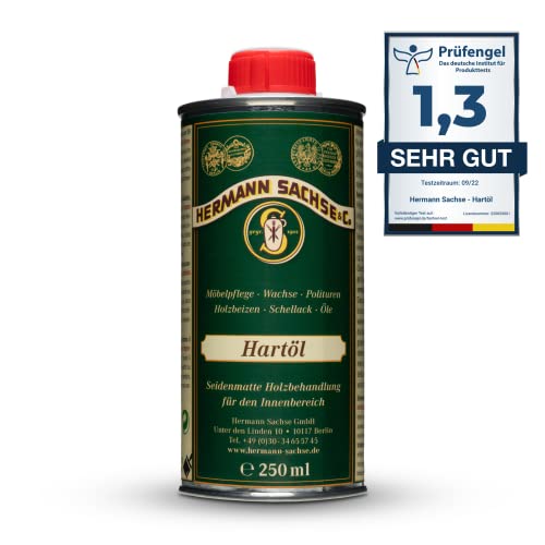 Holzöl Hermann Sachse Hartöl 250ml für Eiche Nussbaum Akazie Buche