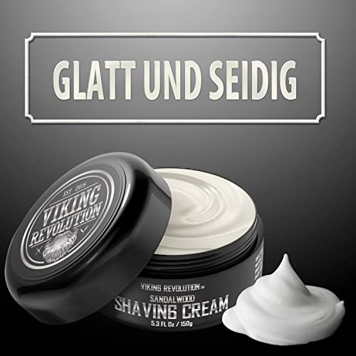 Rasiercreme Viking Revolution Luxus- Männer Sandelholzduft