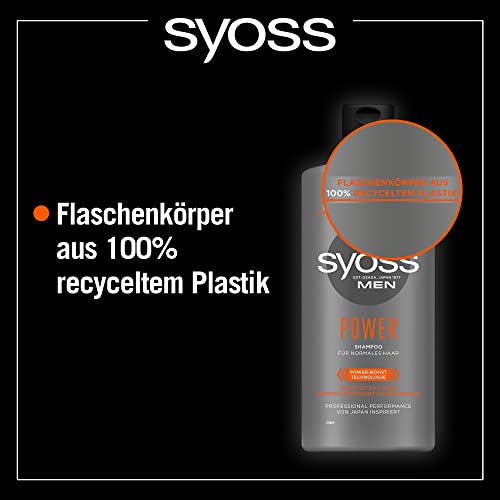 Männer-Shampoo Syoss Shampoo Men Power (440 ml), kräftigend