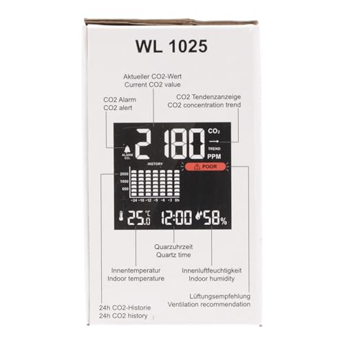 CO2-Melder Technoline Monitor WL1025 Co2-Monitor