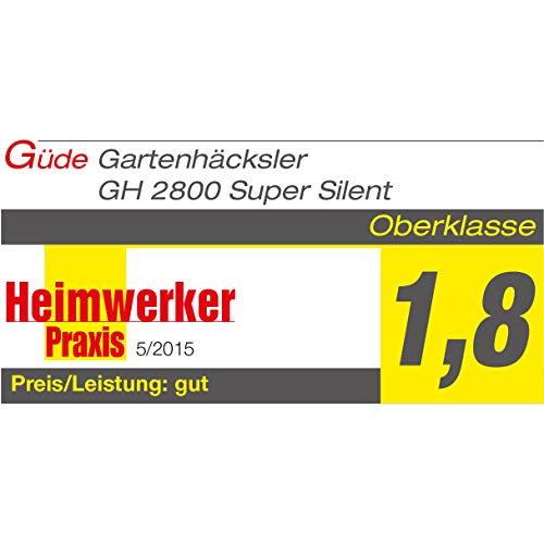 Häcksler Güde 94375 GH 2800 Super Silent Garten 2800W