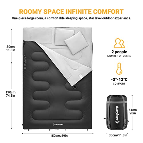Deckenschlafsack Winter KingCamp Doppelschlafsack Schlafsack