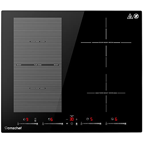 Induktionskochfeld AMZCHEF 60cm, mit Flexzonen