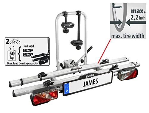 Fahrradträger 2 Fahrräder EUFAB 11417 Fahrradträger JAMES