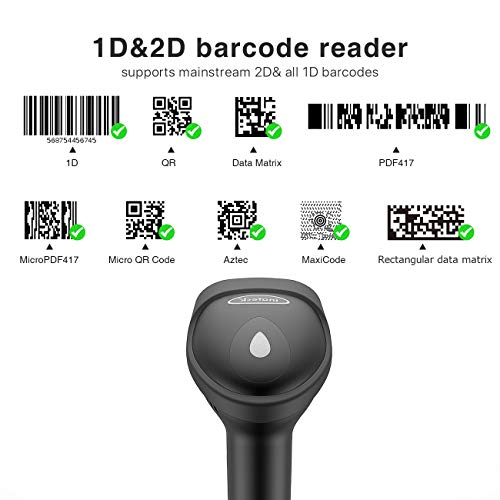 2D-Barcode-Scanner Inateck Barcode Scanner 2D Bluetooth