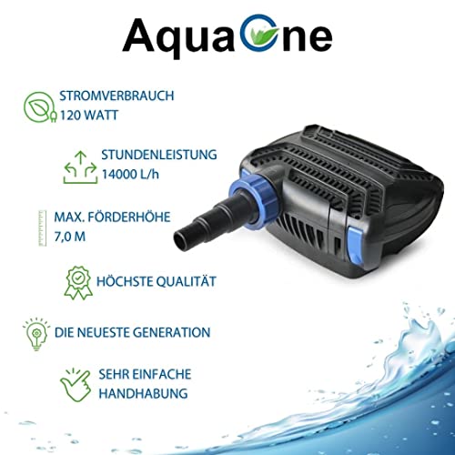 Teichpumpe AquaOne Eco CTF-B 14000 120 Watt 14000l/h