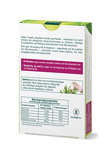 Baldrian-Dragees Kneipp Baldrian plus Nervenvitamine, B-Vitamine