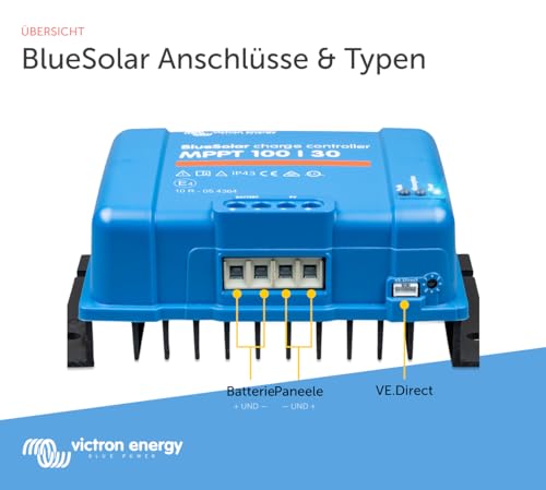 Solarladeregler Victron Energy BlueSolar MPPT Laderegler, Solar