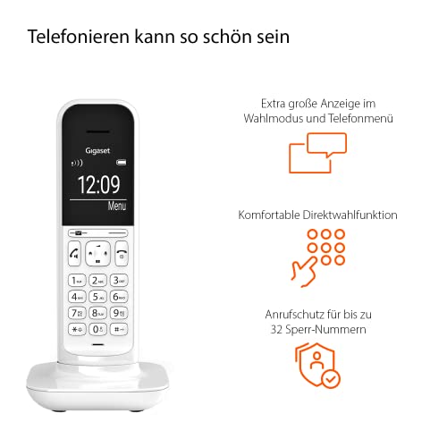 Gigaset-DECT-Telefon Gigaset CL390HX – Design DECT-Mobilteil