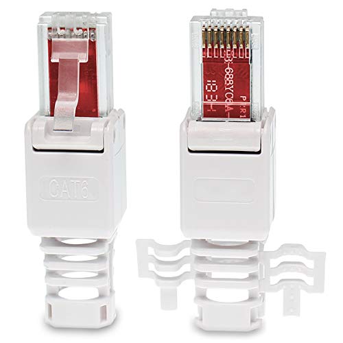 RJ45-Stecker UC-Express 10x Netzwerkstecker werkzeuglos RJ45