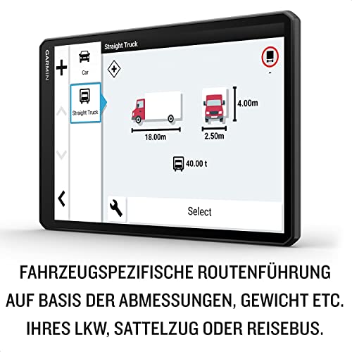 LKW-Navi Garmin dēzl LGV 1010 MT-D EU Navigationsgerät 8“