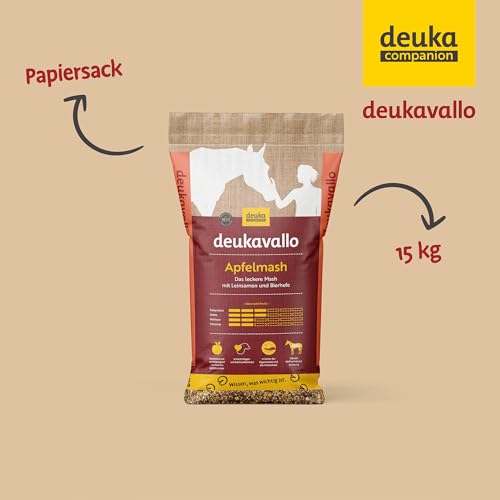 Mash für Pferde deuka vallo Apfelmash 15 kg | Pferdefutter