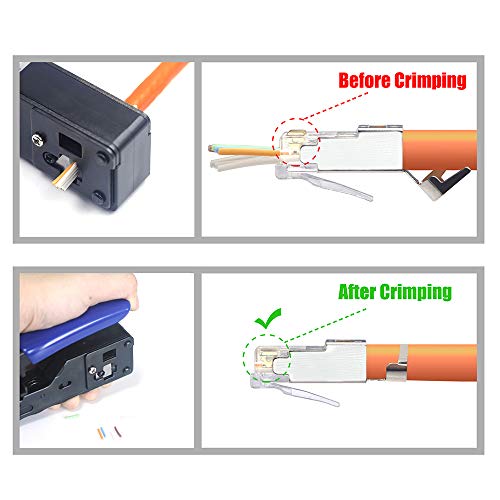 RJ45-Stecker VCELINK 2. Gen. Netzwerkstecker Cat7 Cat6A