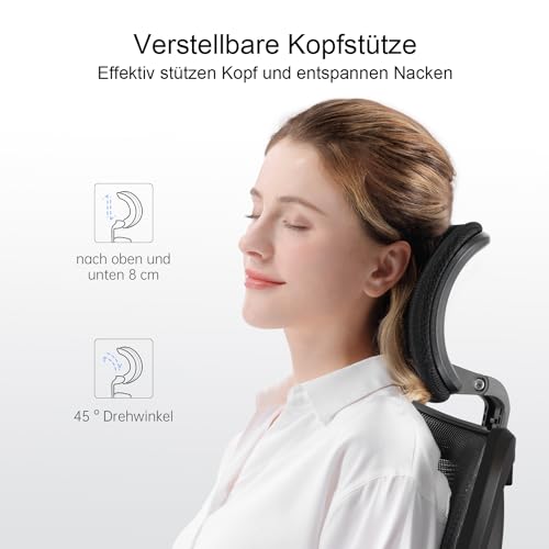 Ergonomischer Bürostuhl SIHOO Bürostuhl ergonomisch