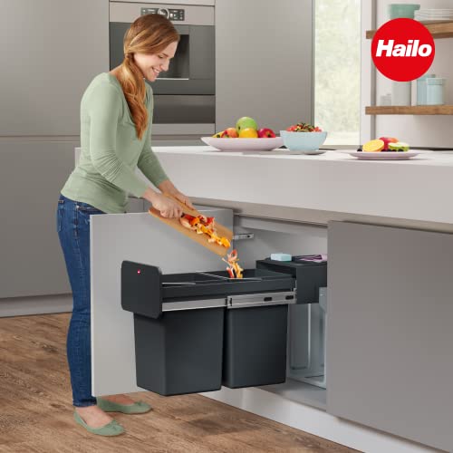 Einbau-Abfalleimer Hailo EcoLine Design Duo L