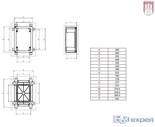 Schaltschrank BOXEXPERT ABS Kunststoff Gehäuse Fleet IP65