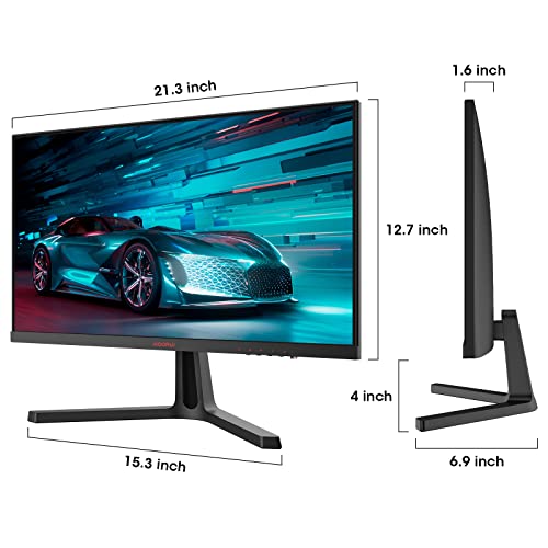 Gaming-Monitor (24 Zoll) KOORUI Monitor 24 Zoll, Full-HD