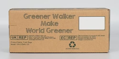 Kompostierbare Müllbeutel Greener Walker 25% Extra Dick