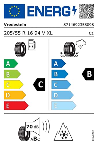 Ganzjahresreifen 205by55 R16 VREDESTEIN 205/55 R16 94V