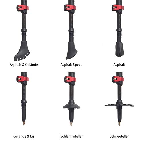 Trekkingstöcke faltbar Steinwood Premium Carbon Wanderstöcke