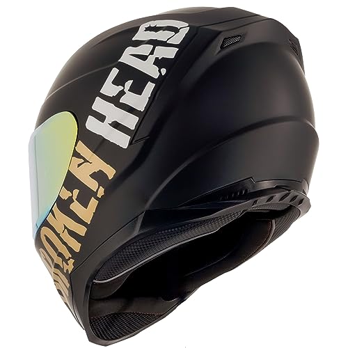 Motorradhelm Broken Head BeProud Sport Gold