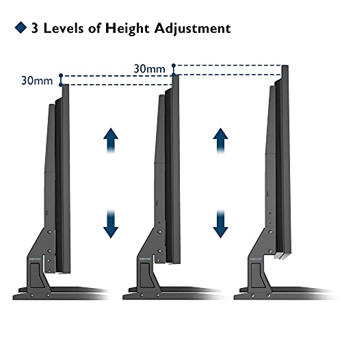 TV-Ständer BONTEC Universal TV Standfüße für LCD LED 22-65 Zoll
