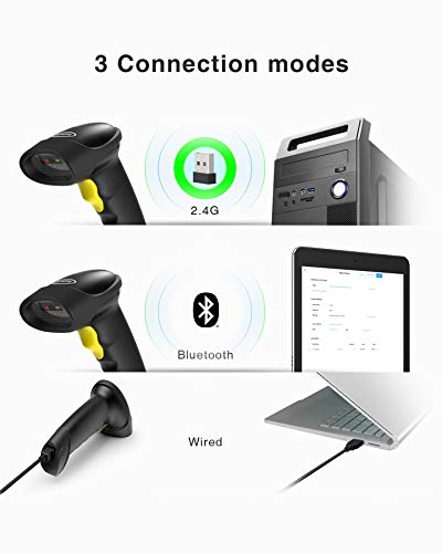 2D-Barcode-Scanner Inateck Barcode Scanner 2D Bluetooth