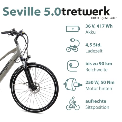 Trekking-E-Bike tretwerk DIREKT gute Räder TRETWERK – 28 Zoll E-Bike