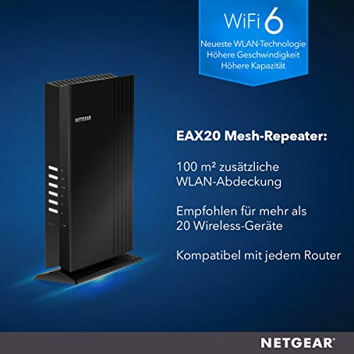 WLAN-Repeater Netgear Nighthawk EAX20 WiFi 6 WLAN Mesh