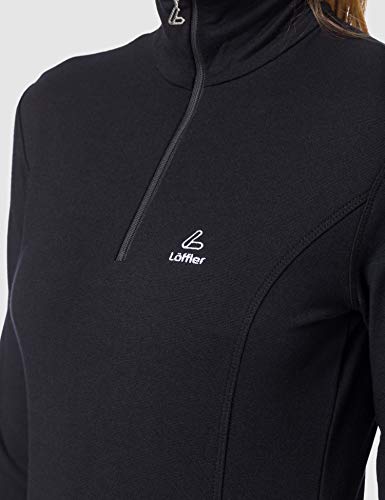 Skipullover LÖFFLER Damen Pulli Transtex Zip-Rolli Basic