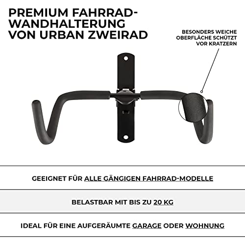 Fahrradhalter URBAN ZWEIRAD Fahrrad-Wandhalterung klappbar