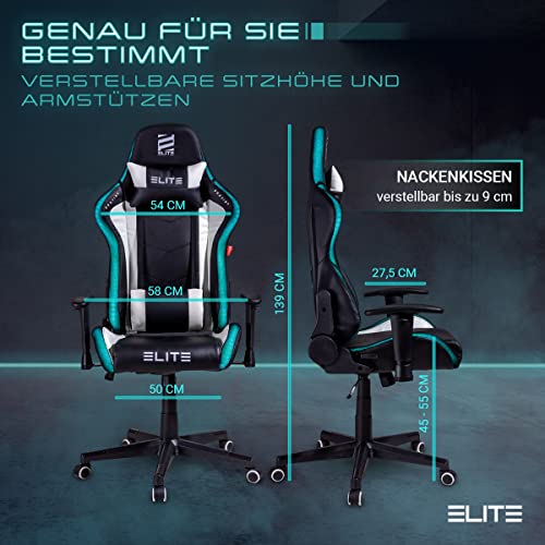 Gaming-Stuhl bis 200 Euro ELITE LED Gaming Stuhl MG200 Destiny