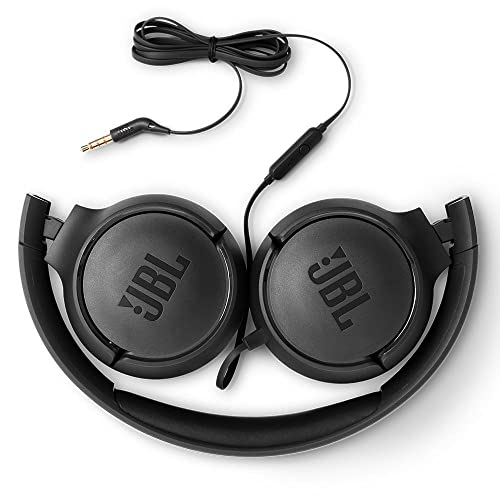 Kopfhörer mit Kabel JBL Tune500 On-Ear in Schwarz, Ohrhörer