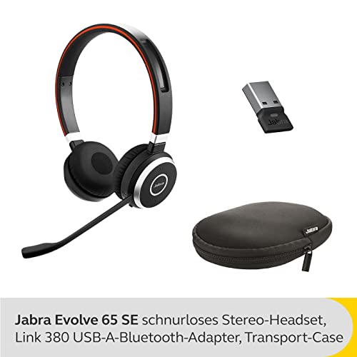 Bluetooth-Headset Jabra Evolve 65 SE Schnurloses Stereo-Headset