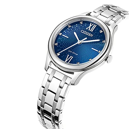 Eco-Drive-Uhren CITIZEN Damen Analog Eco-Drive Uhr, Edelstahl