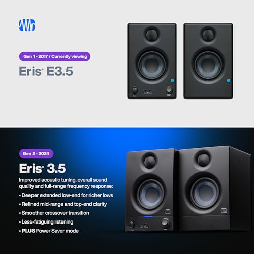 PC-Lautsprecher PreSonus Eris E3.5, Studiomonitore, Paar, 3,5″