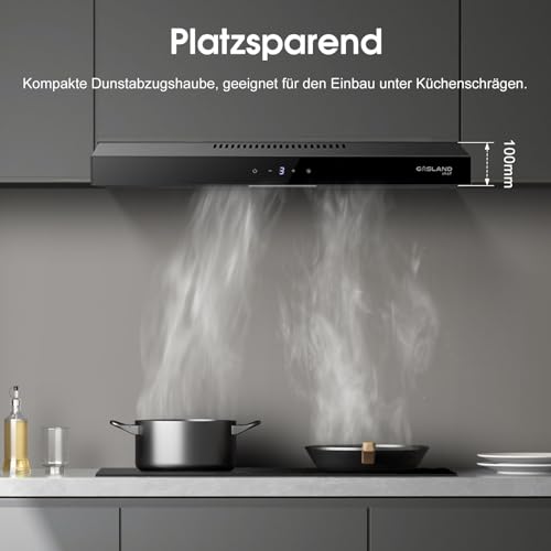 Dunstabzugshaube Umluft mit Aktivkohlefilter GASLAND Chef