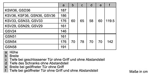 Bosch-Gefrierschrank Bosch Hausgeräte GSN51AWDV Serie 6