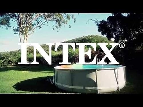 Gartenpool Intex Pool Metallrahmen, Blau, Rundrohr (ø) 3,66 x (h)