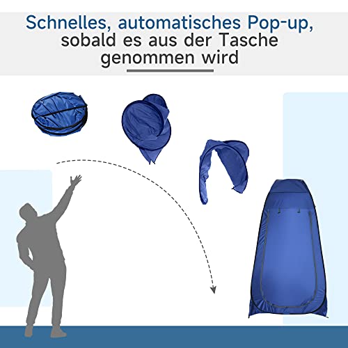 Duschzelt Outsunny Pop-up