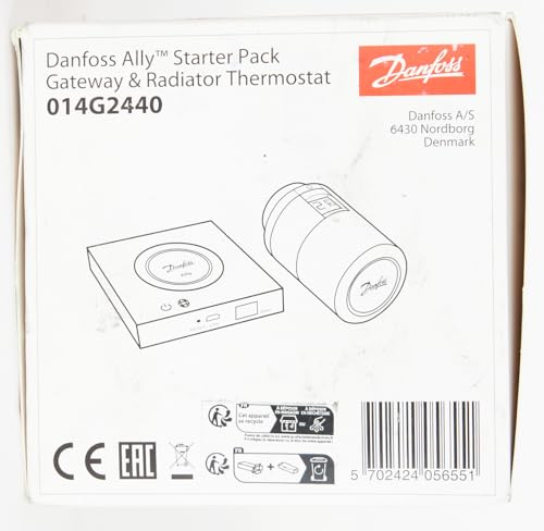 Danfoss-Thermostat Danfoss Ally Starter Set, Radiator Thermostat