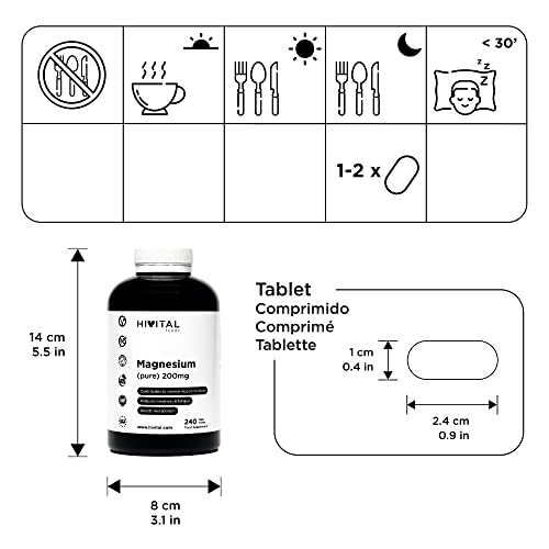 Magnesiumcitrat Hivital Foods Magnesium 200 mg (gewonnen aus der )