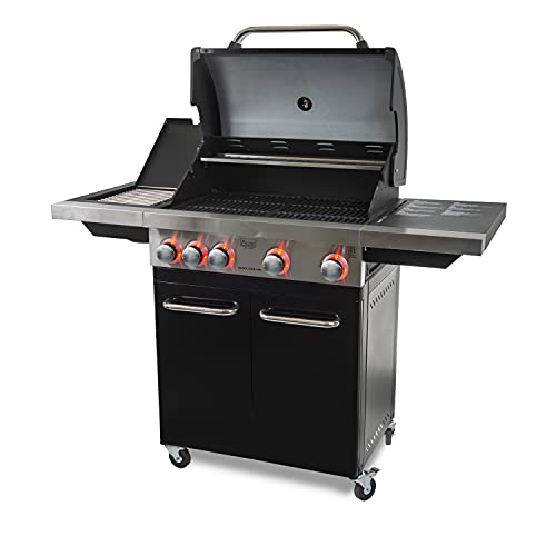 Activa-Gasgrill ACTIVA 4 Brenner Gasgrill “Black Star 500”