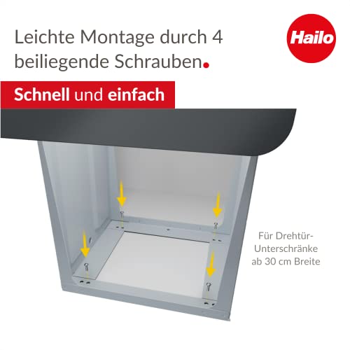 Einbau-Abfalleimer Hailo EcoLine Design Duo L