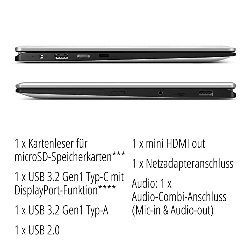 Notebook 13 Zoll MEDION E3224 33,8 cm (13,3 Zoll Touch) Full HD